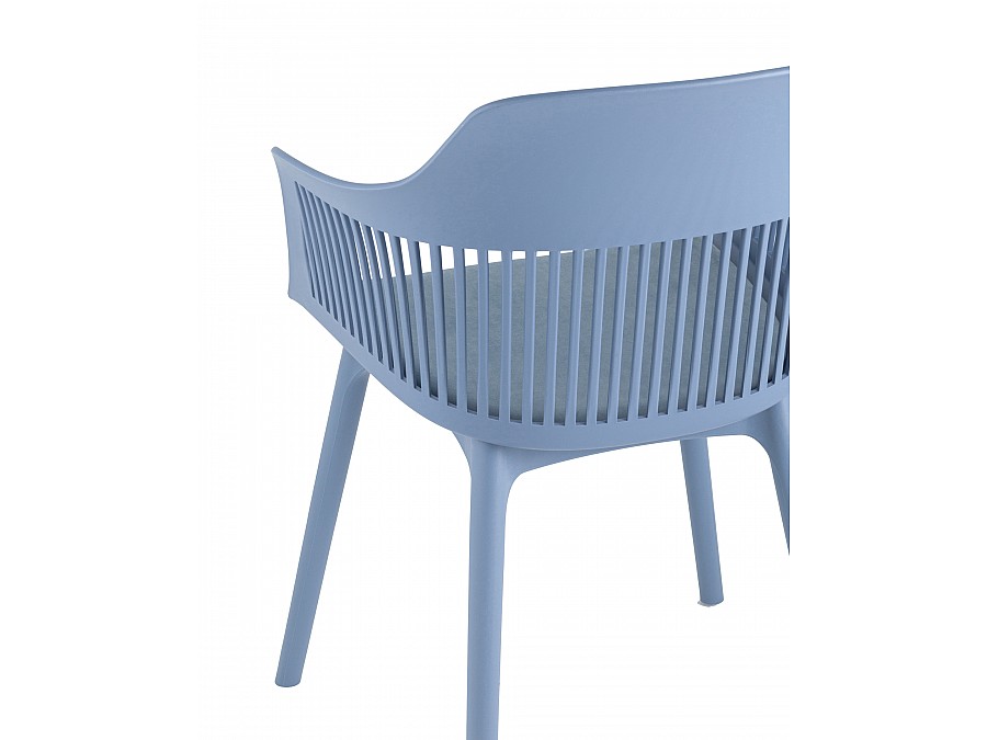 Стул Crocus с подушкой велюр голубой