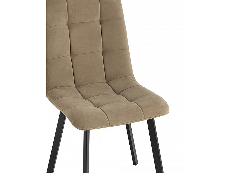 Стул Oliver Square велюр капучино