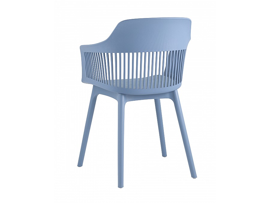 Стул Crocus с подушкой велюр голубой