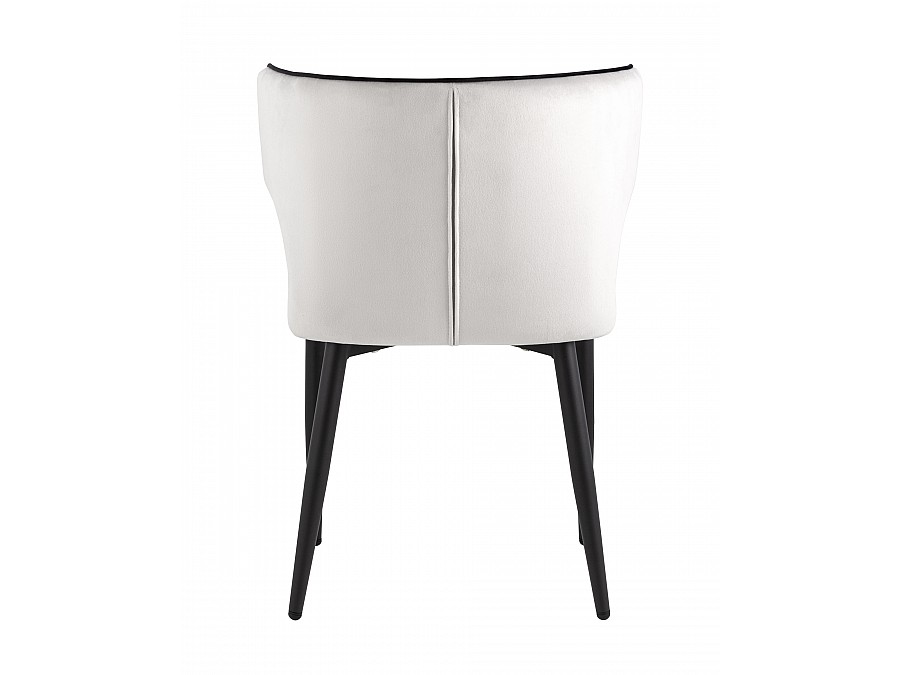 Стул Матео с кантом велюр светло-серый