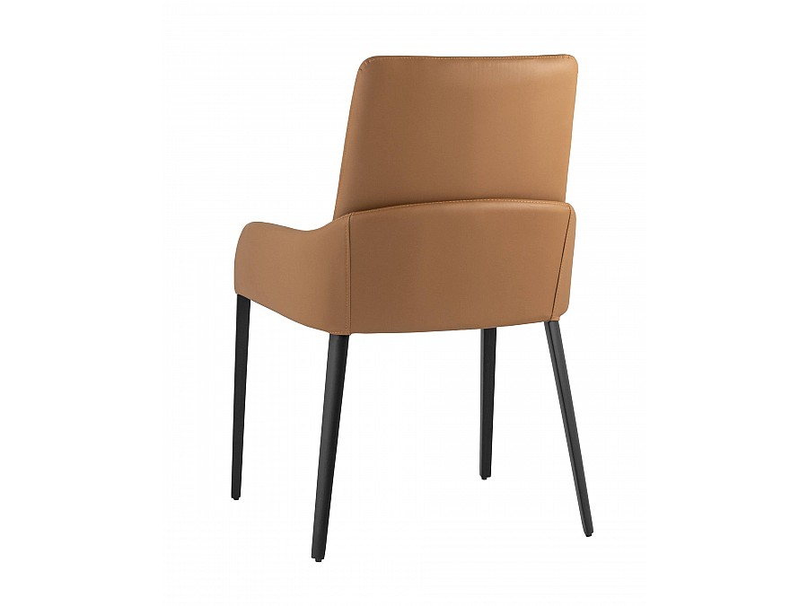 Стул Челси экокожа коричневый