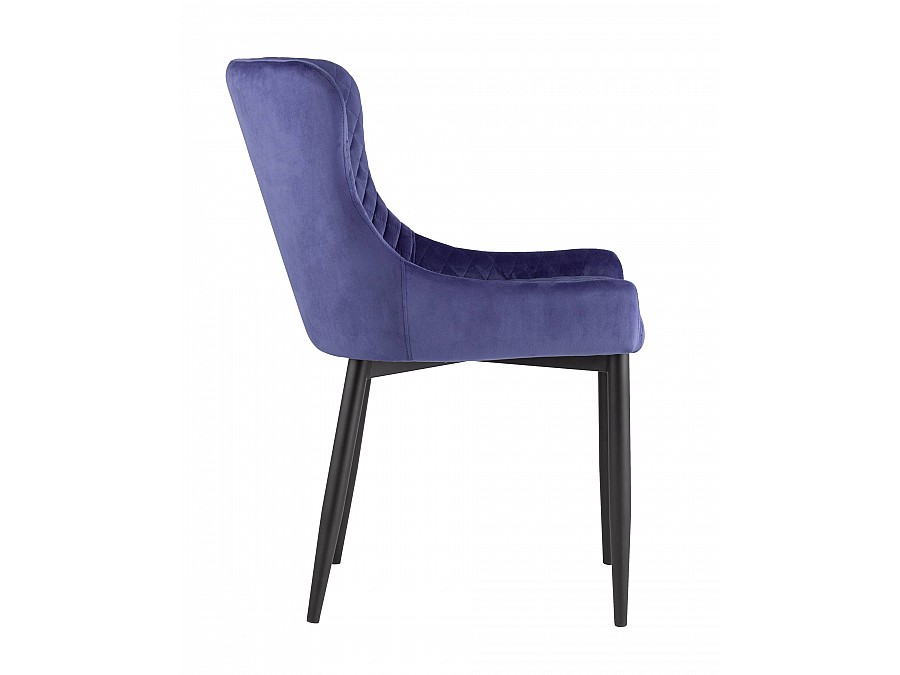 Стул Ститч велюр синий