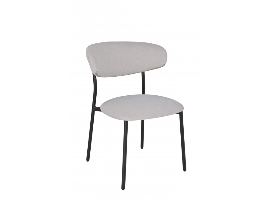 Стул обеденный Ayla светло-серый 2 шт.