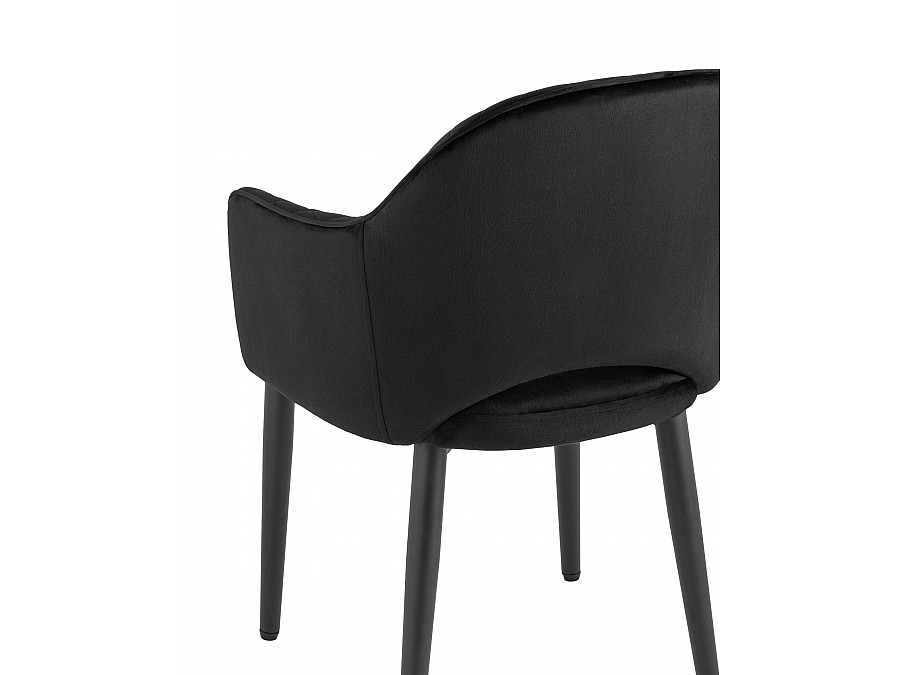Стул Венера диамант велюр черный