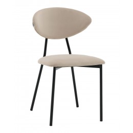 Стул обеденный Квинси велюр кремовый