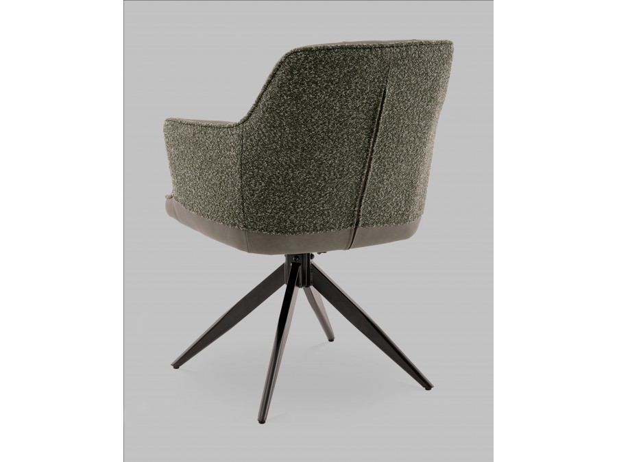 Стул обеденный Naya зеленый экокожа букле