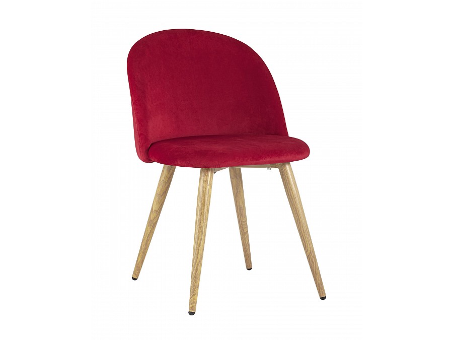 Стул Лион велюр красный