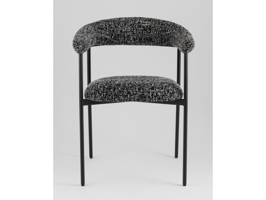 Стул обеденный Toko черно-белый