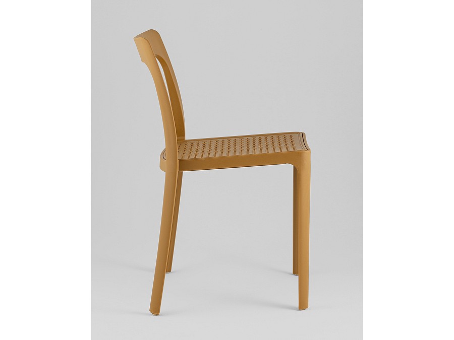 Стул обеденный Marty пластиковый охра