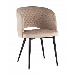 Стул-кресло Дарелл велюр бежевый