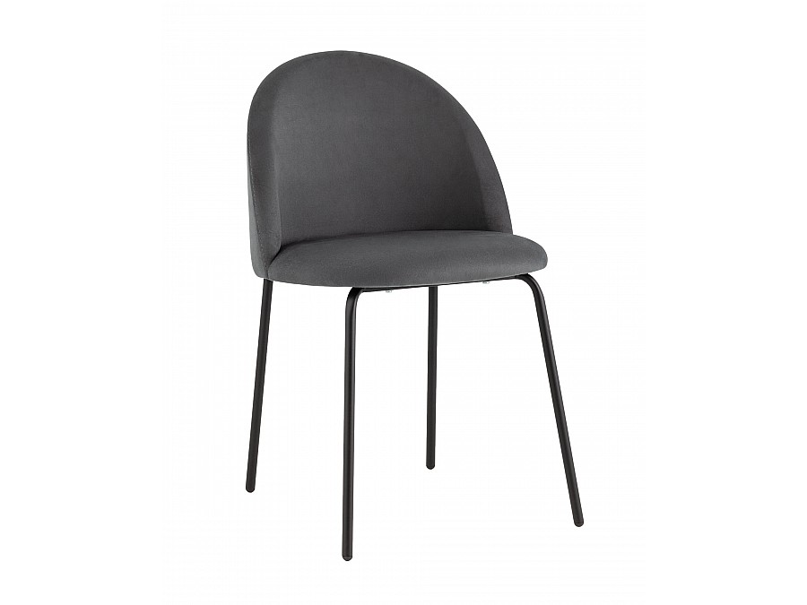 Стул Коди велюр тёмно-серый