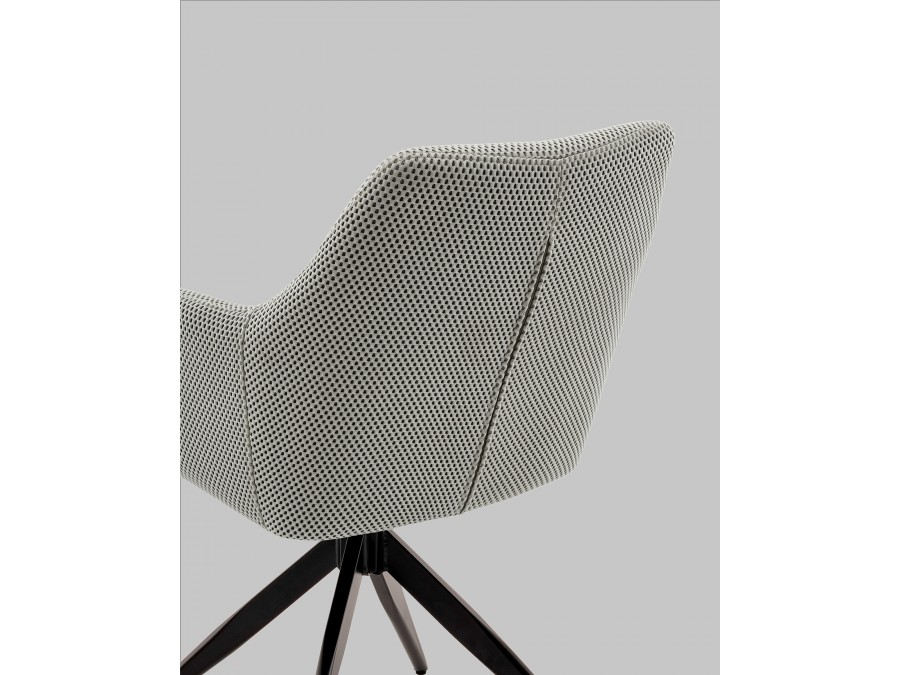 Стул обеденный Enid серо-зеленый ткань Sonic