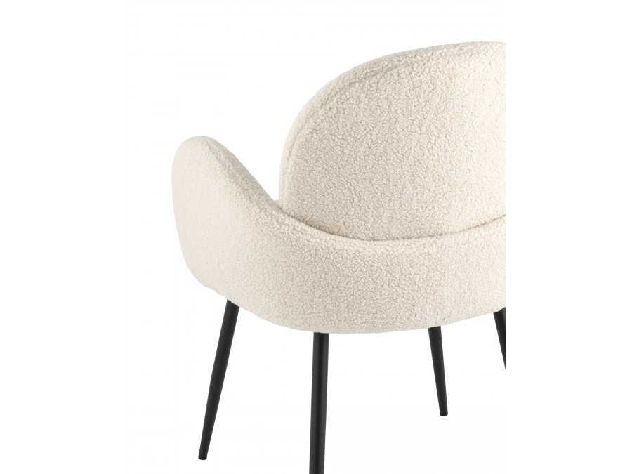 Стул Wave букле белый