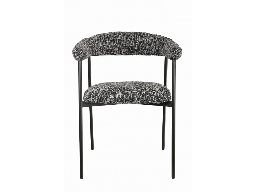 Стул обеденный Toko черно-белый 2 шт.