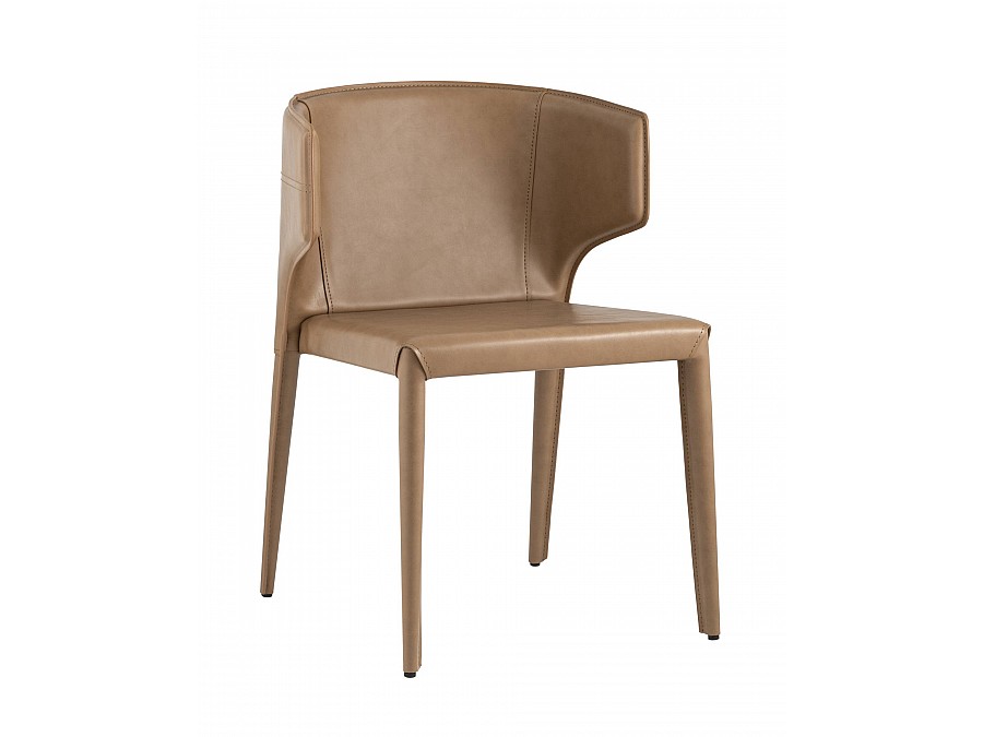 Стул Арманд экокожа коричневый