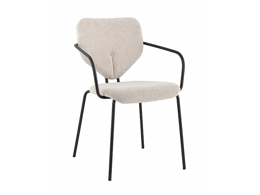 Стул обеденный Masey с подлокотниками бежевый