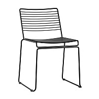 Стул обеденный Danny черный с черной подушкой