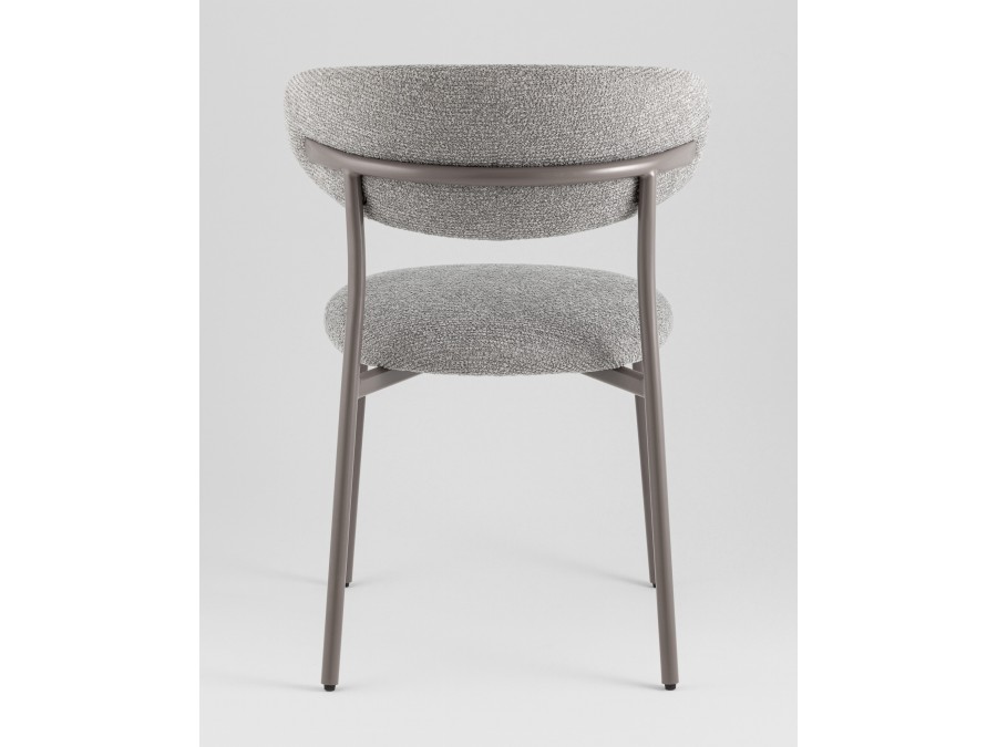 Стул обеденный Ayla серый серые ножки