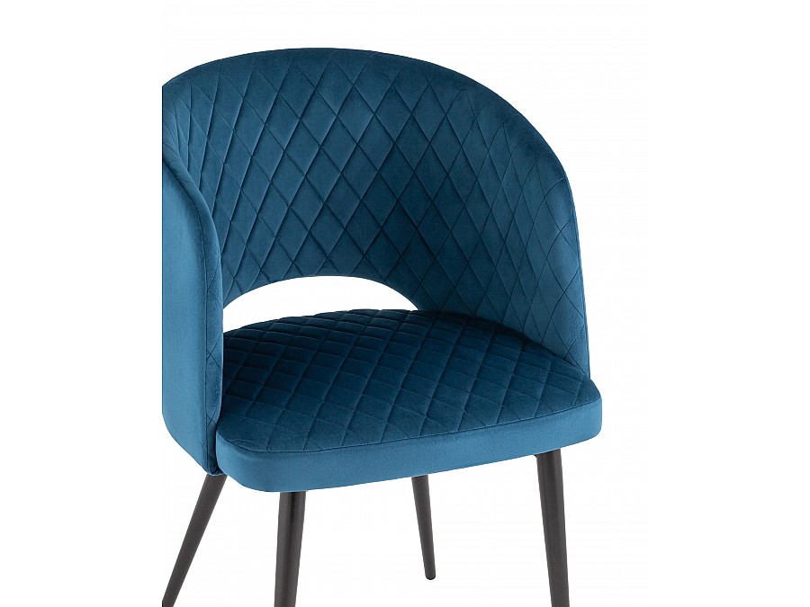 Стул-кресло Дарелл велюр синий