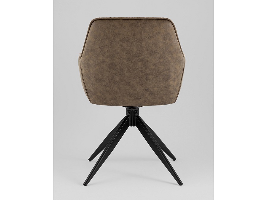 Стул обеденный Alba экокожа коричневый