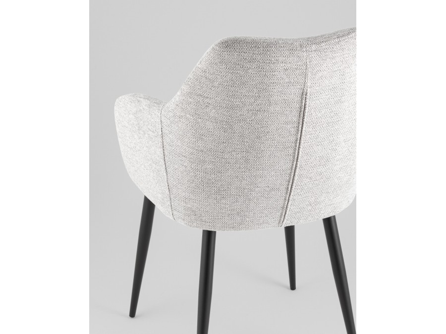 Стул обеденный Katys светло-серый рогожка