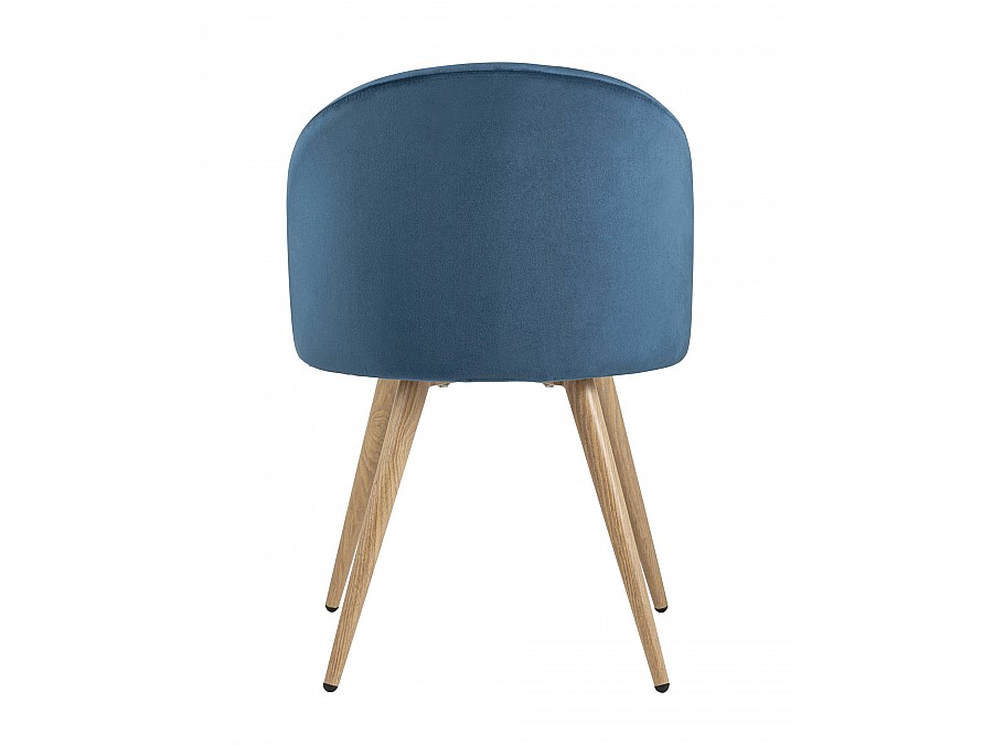 Стул Лион велюр голубой