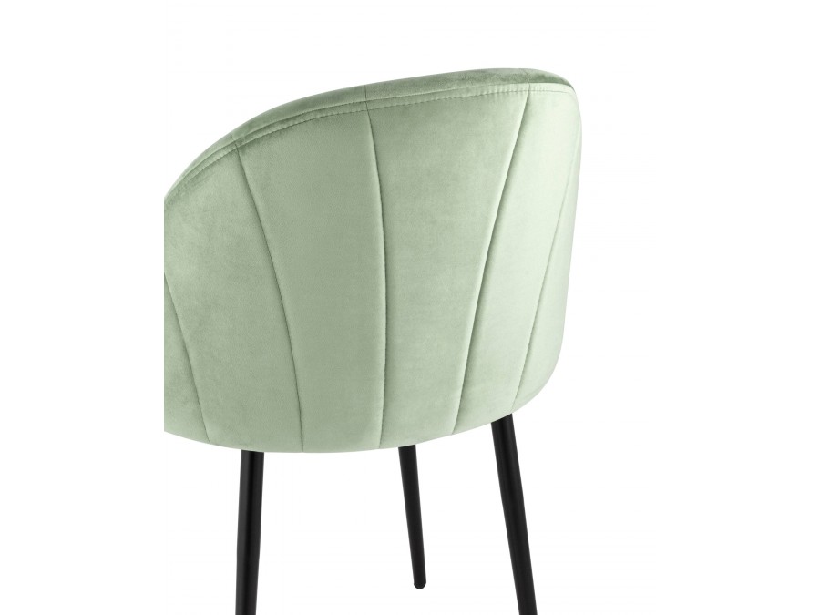 Стул Логан велюр фисташковый
