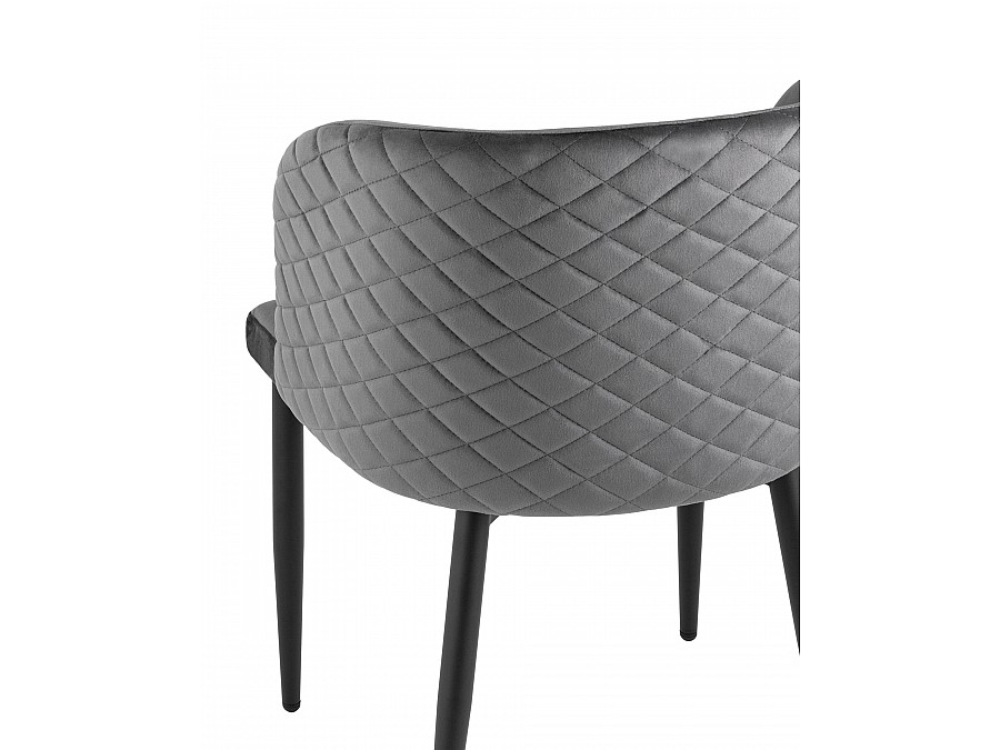 Стул Оскар велюр серый