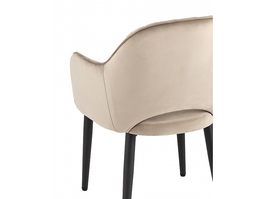 Стул Венера диамант велюр шампань