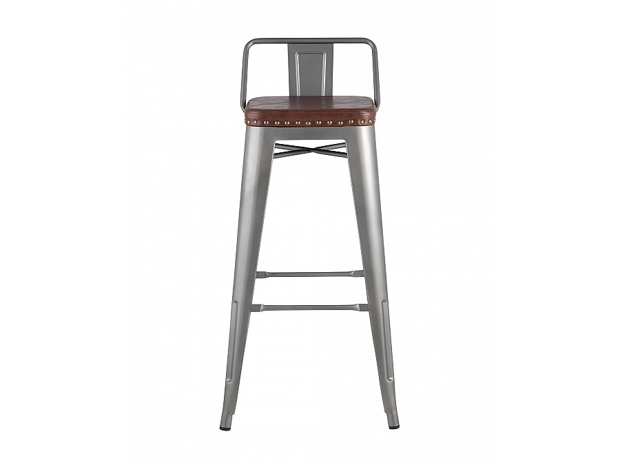 Стул барный TOLIX SOFT серебристый