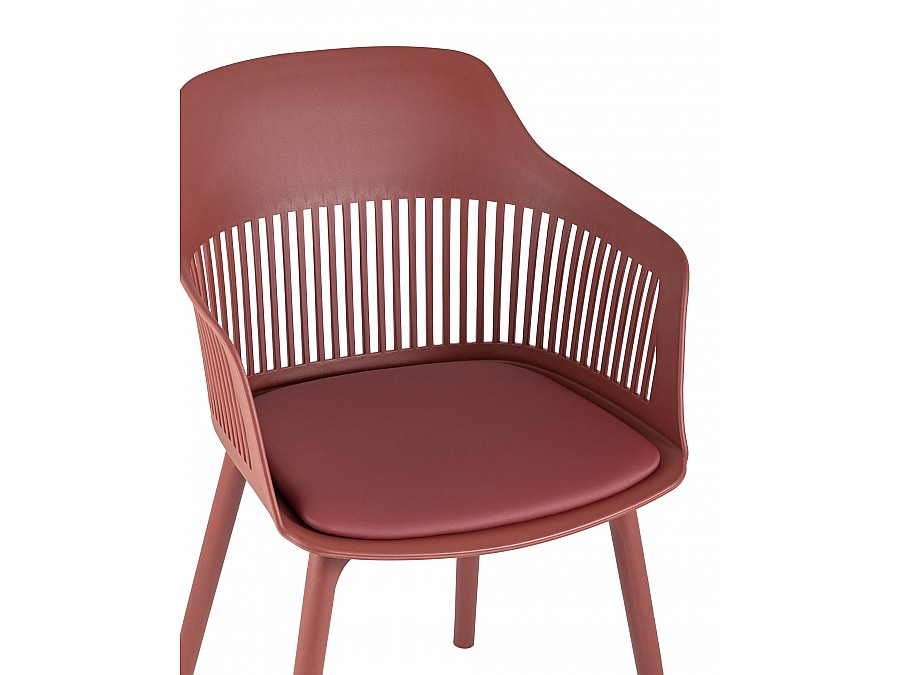 Стул Crocus с подушкой бордовый