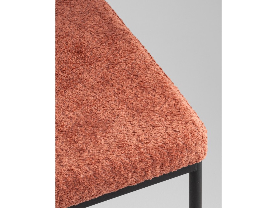 Стул обеденный Балла букле коралловый