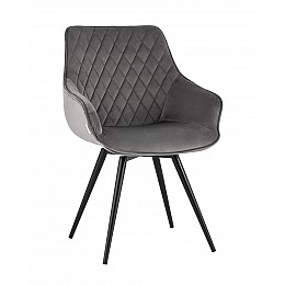 Стул вращающийся Сеул велюр темно-серый