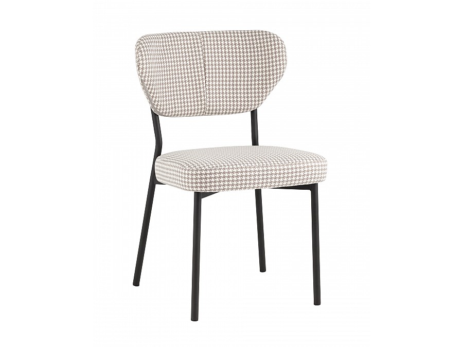 Стул Билл гусиная лапка бежевый