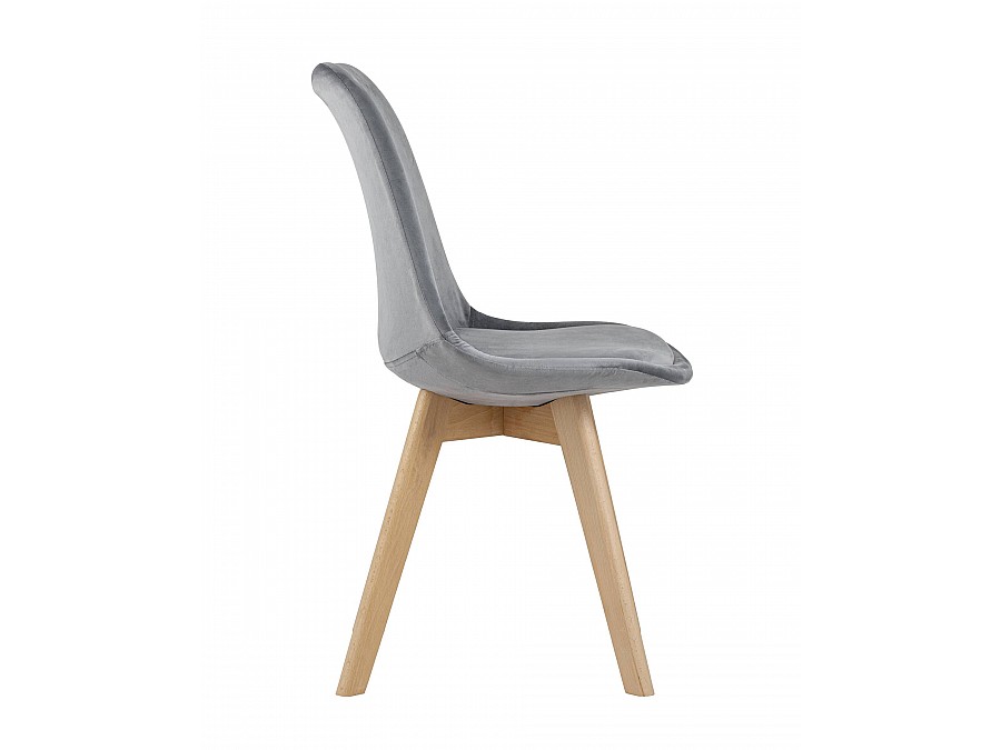 Стул FRANKFURT велюр серый