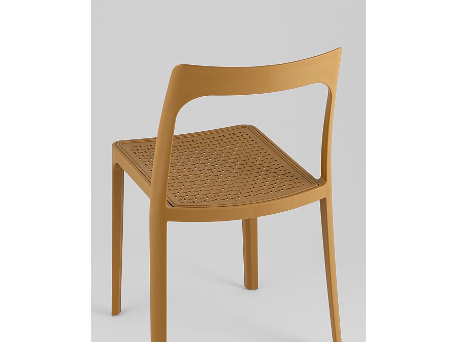 Стул обеденный Marty пластиковый охра