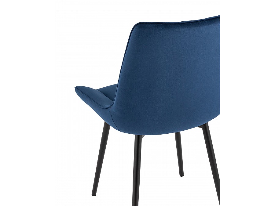 Стул Дарвин велюр синий