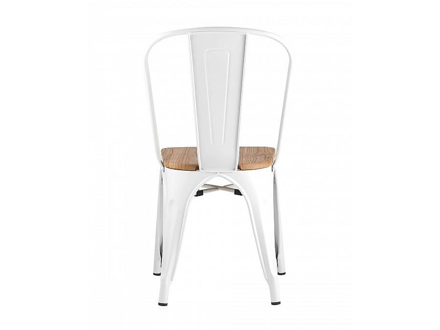 Стул TOLIX WOOD белый глянцевый