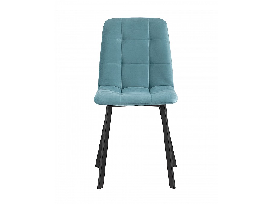 Стул Oliver Square велюр пыльно-голубой