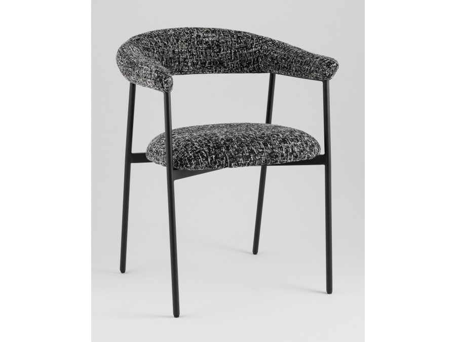 Стул обеденный Toko черно-белый