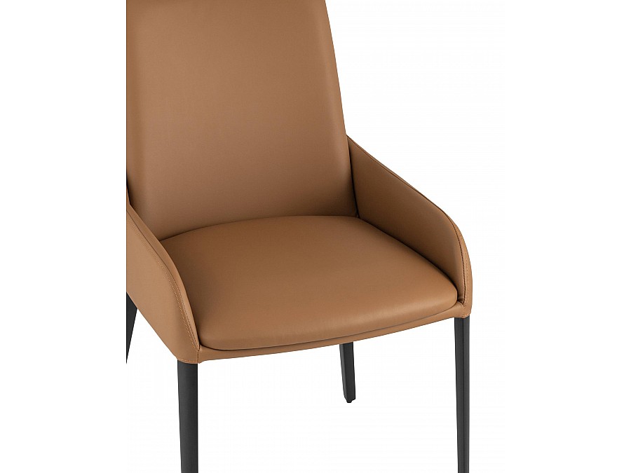 Стул Челси экокожа коричневый
