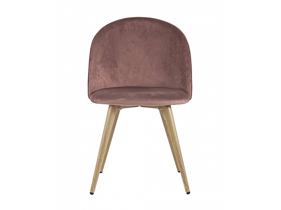 Стул Лион велюр с ромбами розовый