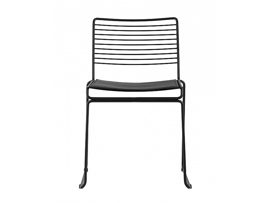 Стул обеденный Danny черный с черной подушкой