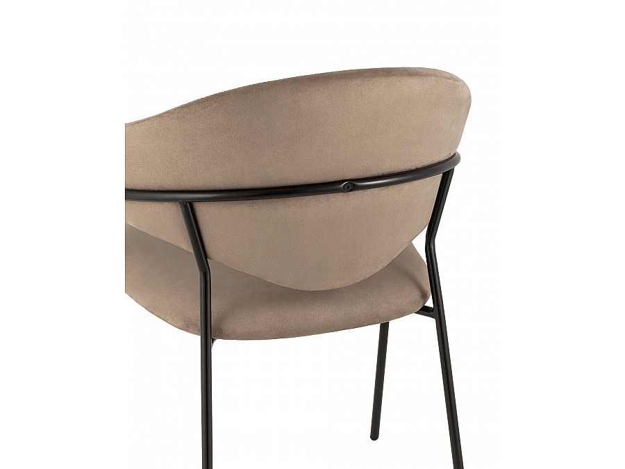 Стул Алексис искусственная замша мокко