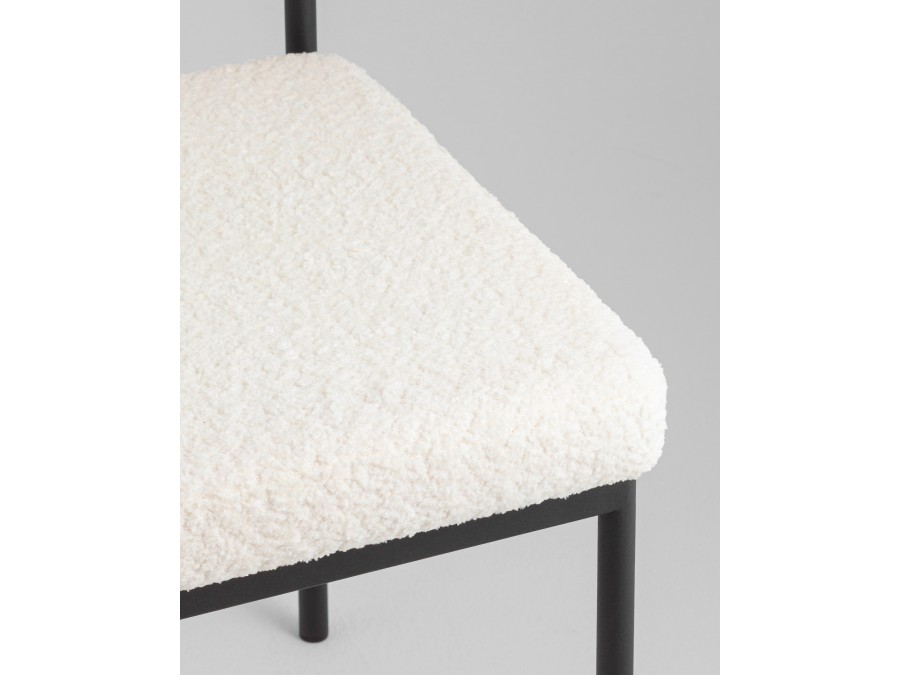 Стул обеденный Балла букле молочный