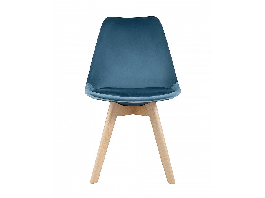 Стул FRANKFURT велюр синий