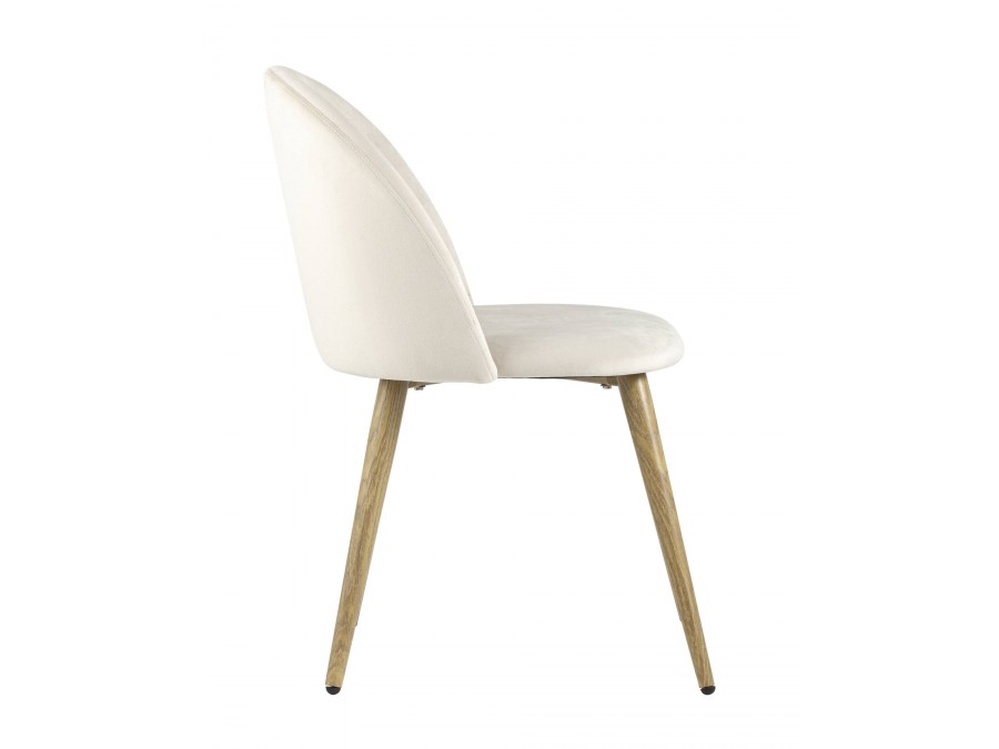 Стул Лион велюр кремовый