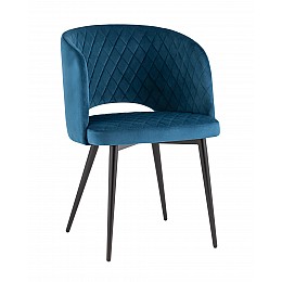 Стул-кресло Дарелл велюр синий