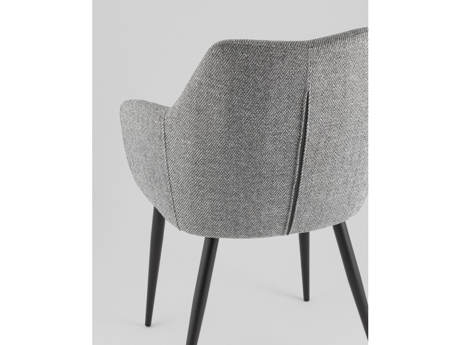 Стул обеденный Katys серый елочка