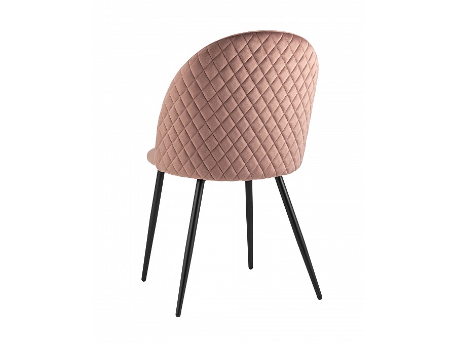Стул Lilly велюр пыльно-розовый